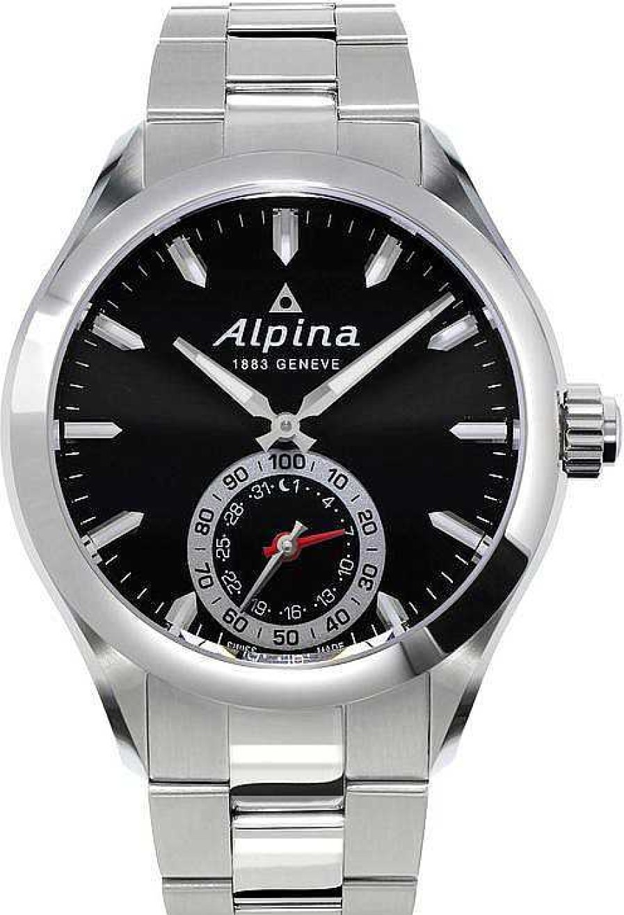 Uhren Alpina Geneve | Alpina Geneve Horological Smartwatch Al-285Bs5Aq6B Herrenarmbanduhr Smartwatch