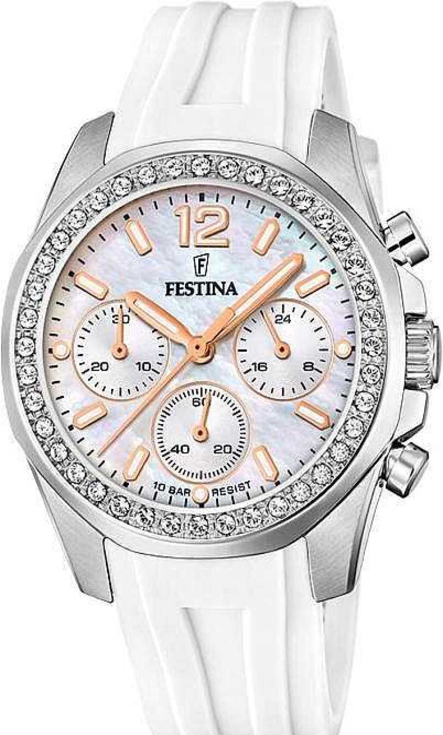 Uhren Festina | Festina Boyfriend F20610/1 Damenchronograph