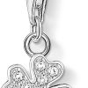 Schmuck Thomas Sabo | Thomas Sabo Kleeblatt 1797-051-14 Charm Anh Nger