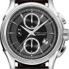 Uhren Hamilton | Hamilton Jazzmaster Auto Chrono H32616533 Sportliche Herrenuhr 60H Gangreserve