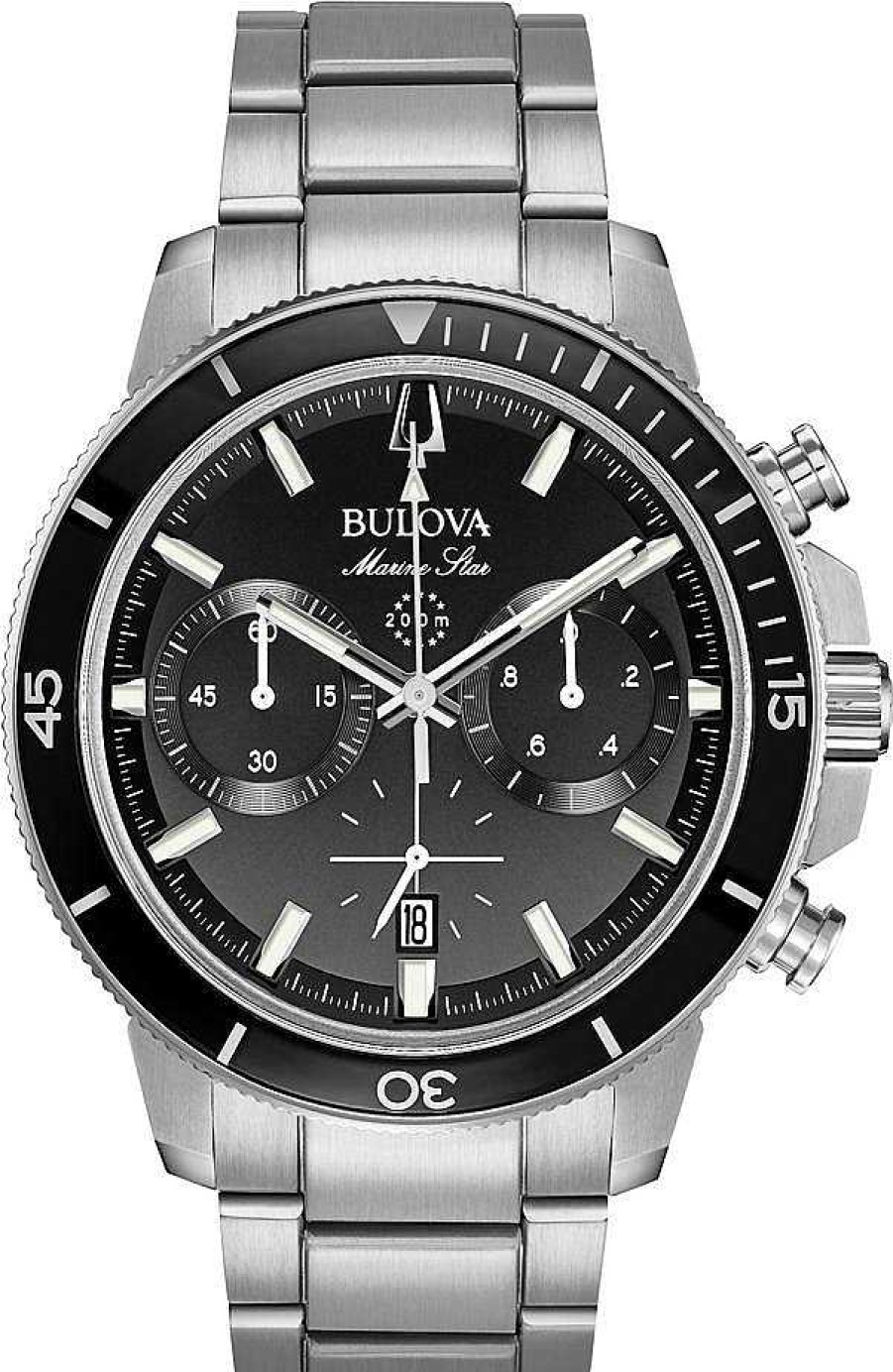 Uhren Bulova | Bulova Marine Star 96B272 Herrenchronograph