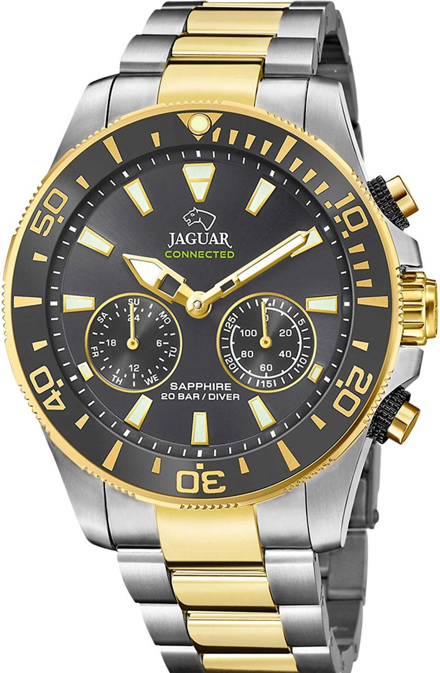 Uhren Jaguar | Jaguar Connected J889/4 Herrenchronograph 200M Wasserdicht