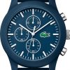 Uhren Lacoste | Lacoste Poloshirt 2010824 Herrenchronograph Silikonarmband