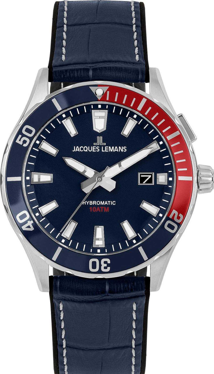 Uhren Jacques Lemans | Jacques Lemans Hybromatic 1-2131B Herren Automatikuhr