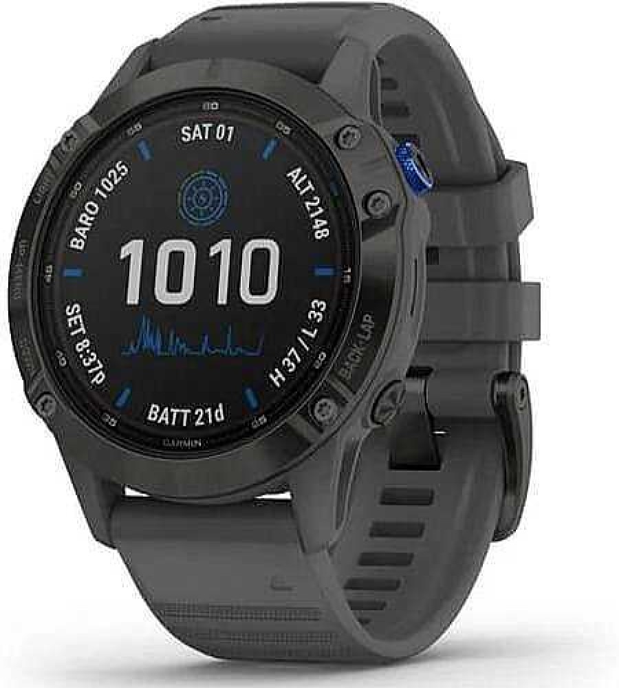 Uhren Garmin | Garmin Fenix 6 Pro Solar 010-02410-11 Smartwatch Smartwatch