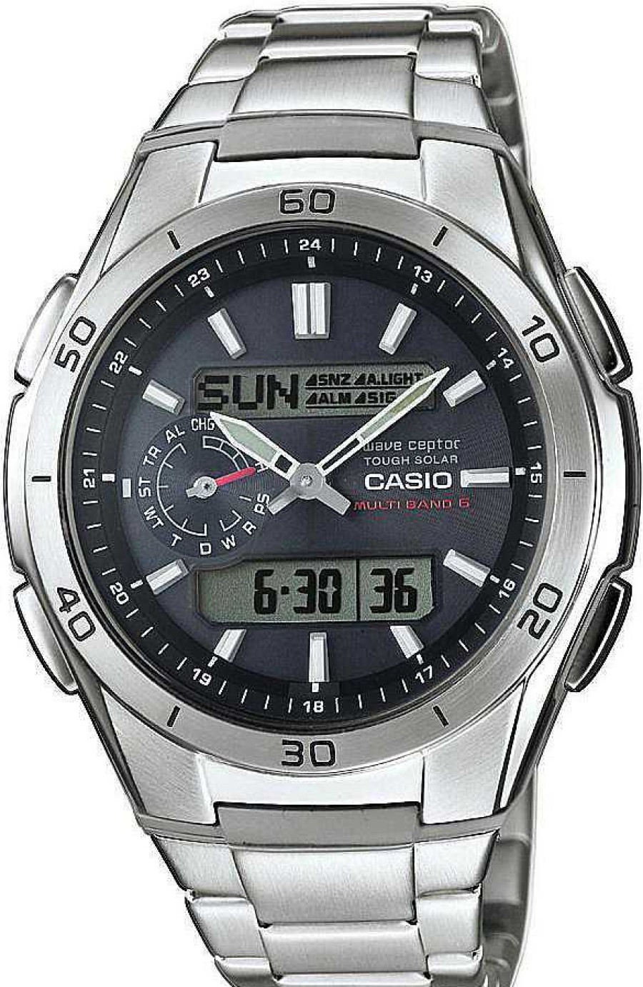 Uhren Casio | Casio 5110 Wva-M650D-1Aer Herrenfunkuhr Multiband 6 & Solar