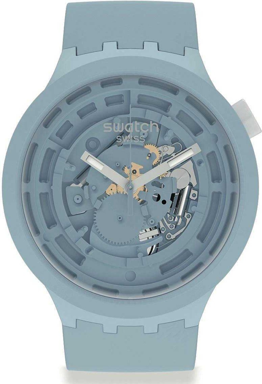 Uhren Swatch | Swatch C-Blue Sb03N100 Unisexuhr