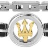 Schmuck MASERATI | Maserati Maserati Jewels Jm219Aqh12 Herrenarmband