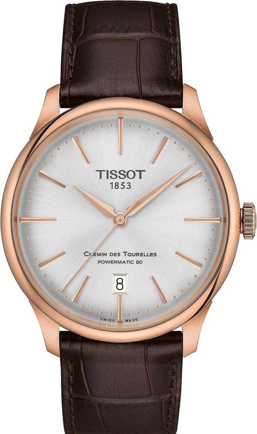 Uhren Tissot | Tissot Chemin Des Tourelles Powermatic 80 T139.807.36.031.00 Unisexuhr 80H Gangreserve