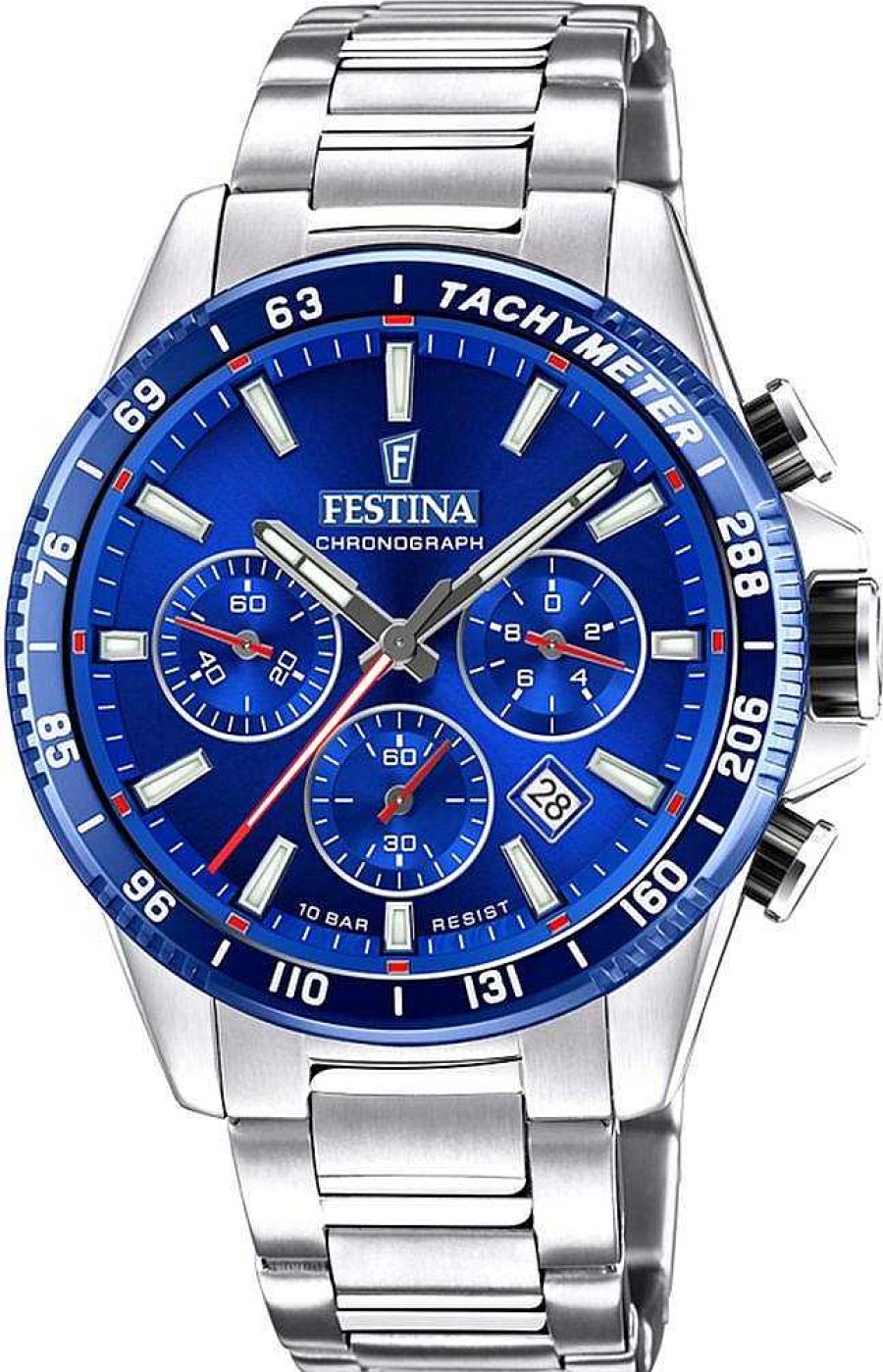 Uhren Festina | Festina Timeless Chronograph F20560/3 Herrenchronograph