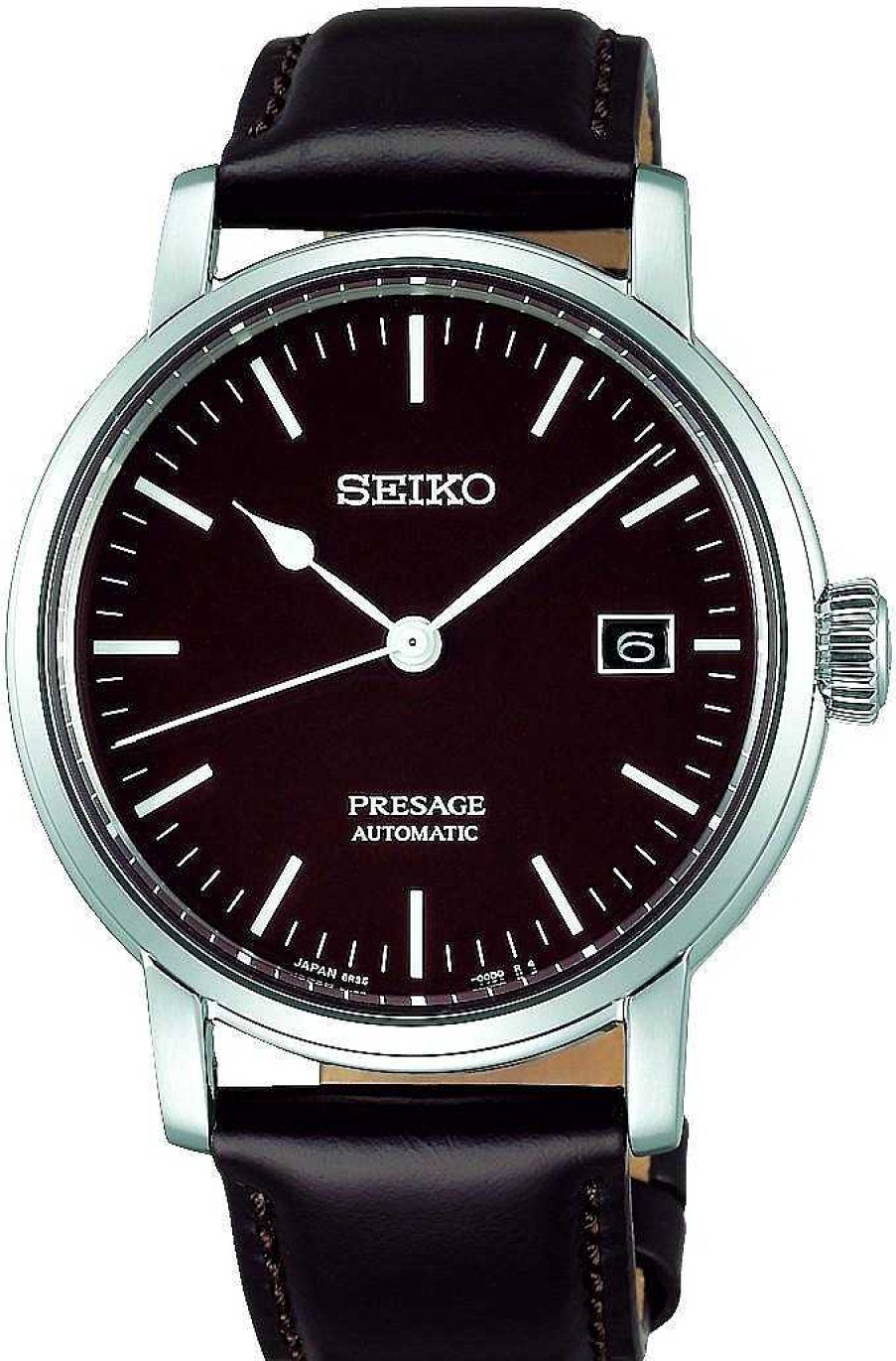 Uhren Seiko Presage | Seiko Presage Automatik Mit Emaille Zifferblatt Spb115J1 Herren Automatikuhr