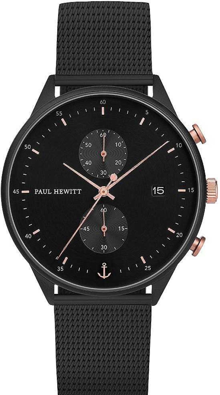 Uhren PAUL HEWITT | Paul Hewitt Chrono Line Ph-C-B-Bsr-5M Herrenchronograph