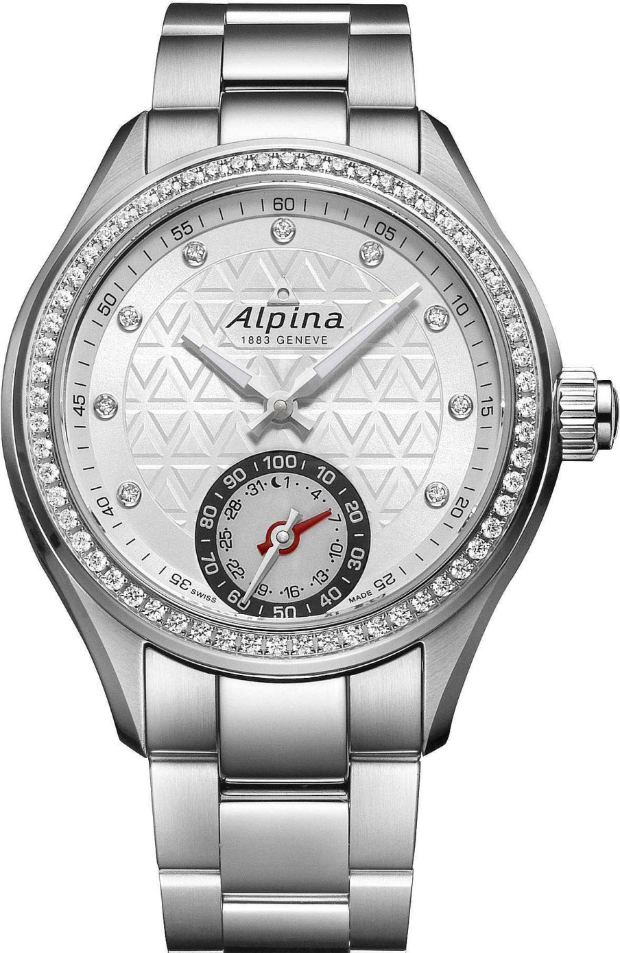 Uhren Alpina Geneve | Alpina Geneve Horological Smartwatch Al-285Std3Cd6B Damenarmbanduhr Smartwatch