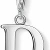 Schmuck Thomas Sabo | Thomas Sabo Buchstabe D 0178-001-12 Charm Anh Nger