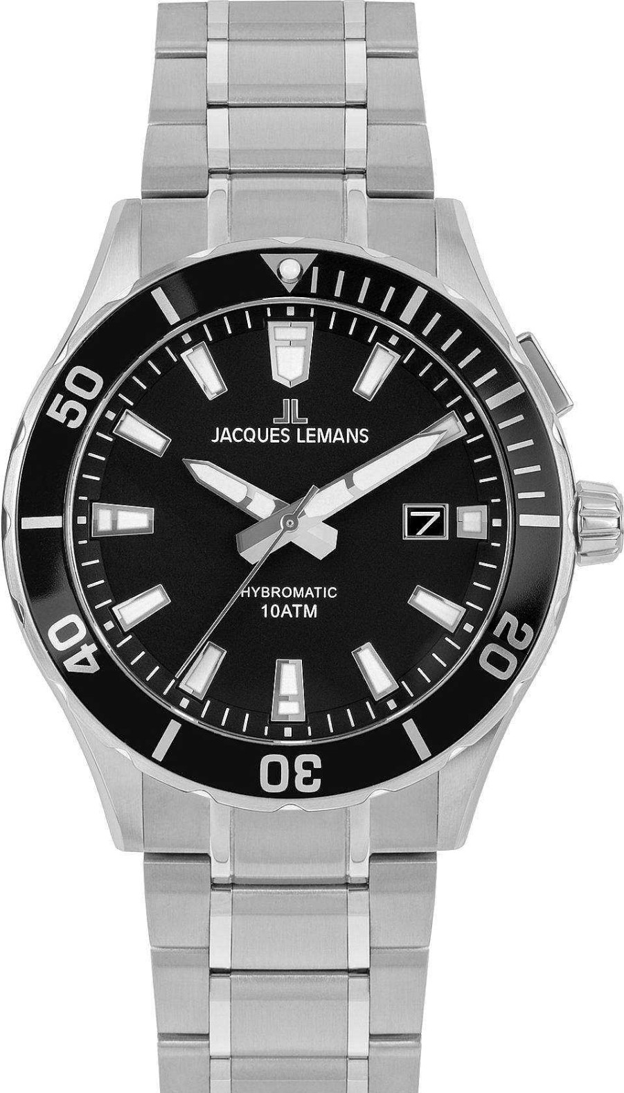 Uhren Jacques Lemans | Jacques Lemans Hybromatic 1-2131D Herren Automatikuhr