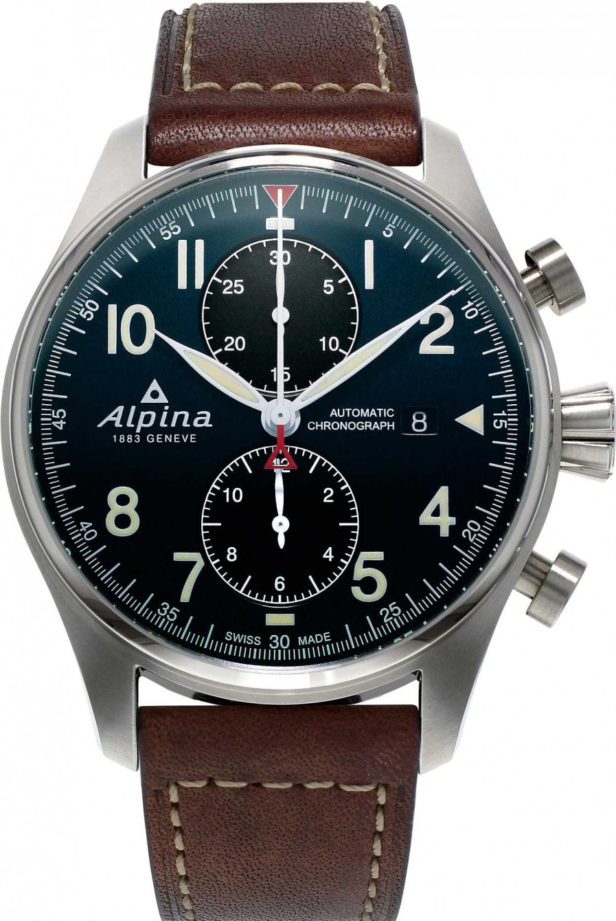 Uhren Alpina Geneve | Alpina Geneve Startimer Pilot Auto Chrono Al-725N4S6 Herrenchronograph Alpina Rotor