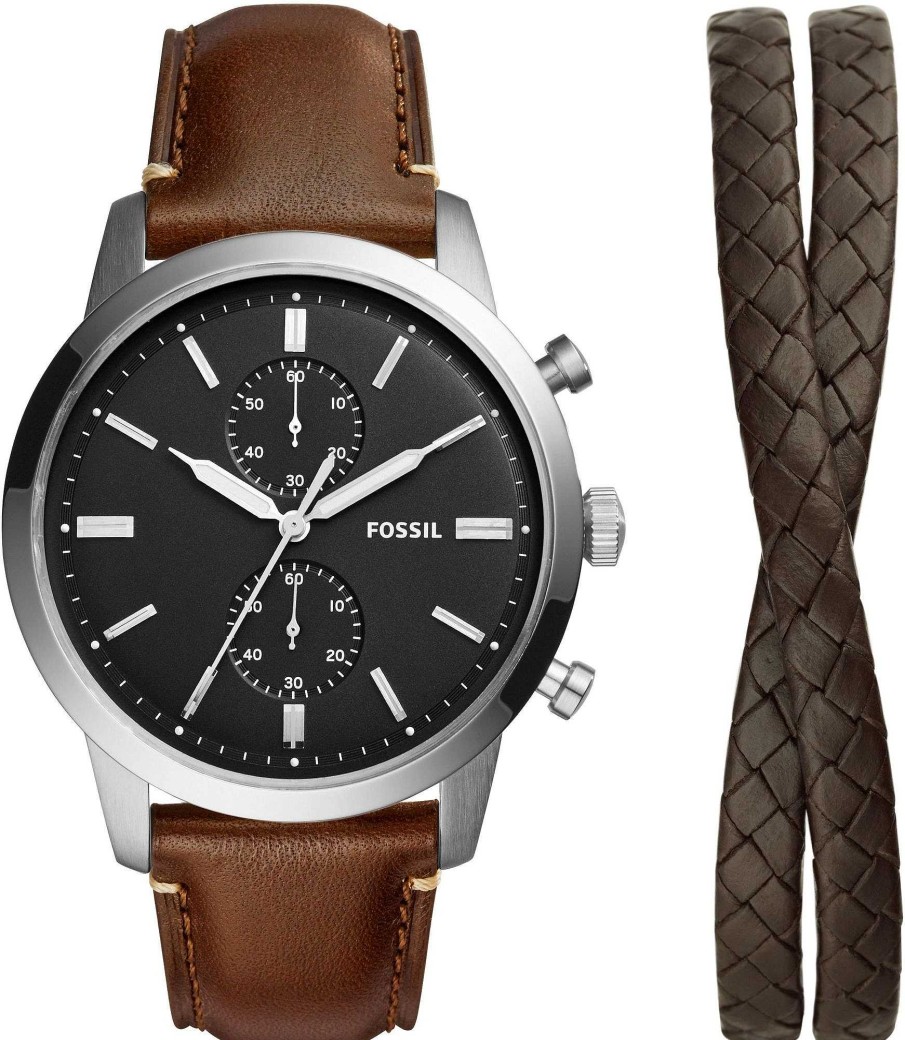 Uhren Fossil | Fossil Townsman Fs5967Set Herrenchronograph Special Set