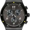 Uhren Swatch | Swatch I New Chrono Darkbark Irony Yvb406 Armbanduhr