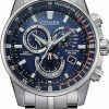 Uhren Citizen | Citizen Hau Eco Drive Radio Controlled Cb5880-54L Herrenchronograph