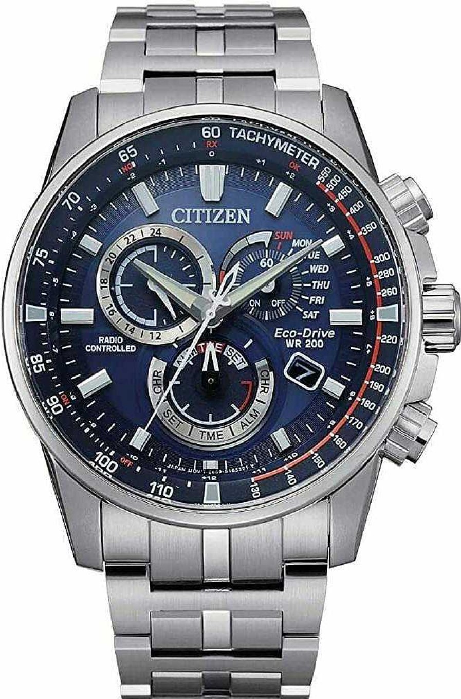 Uhren Citizen | Citizen Hau Eco Drive Radio Controlled Cb5880-54L Herrenchronograph