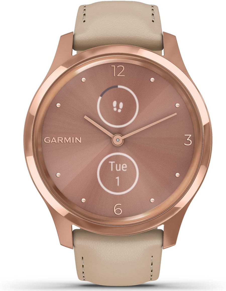 Uhren Garmin | Garmin Vivomove Luxe 010-02241-01 Smartwatch Smartwatch