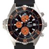 Uhren Chris Benz | Chris Benz Depthmeter Chronograph Cb-C-Orange-Kb Herrenchronograph Tiefenmesser