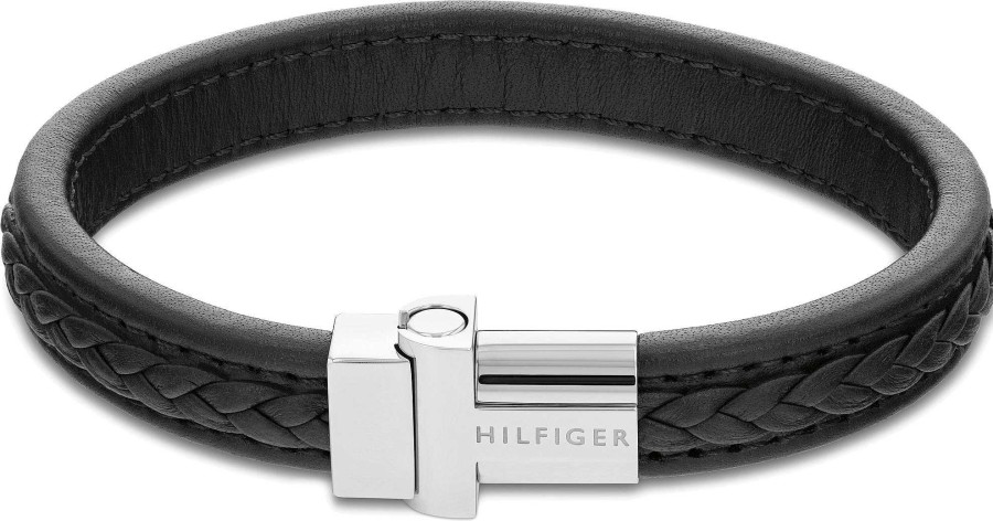 Schmuck Tommy Hilfiger Jewelry | Tommy Hilfiger Jewelry Magnetic Braided Leather Family 2790375 Herrenarmband