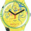 Uhren Swatch | Swatch Hollywood Africans By Jm Basquiat Suoz354 Unisexuhr