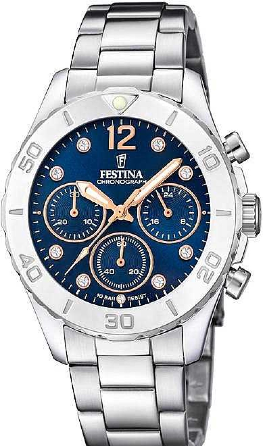 Uhren Festina | Festina Boyfriend F20603/3 Damenchronograph