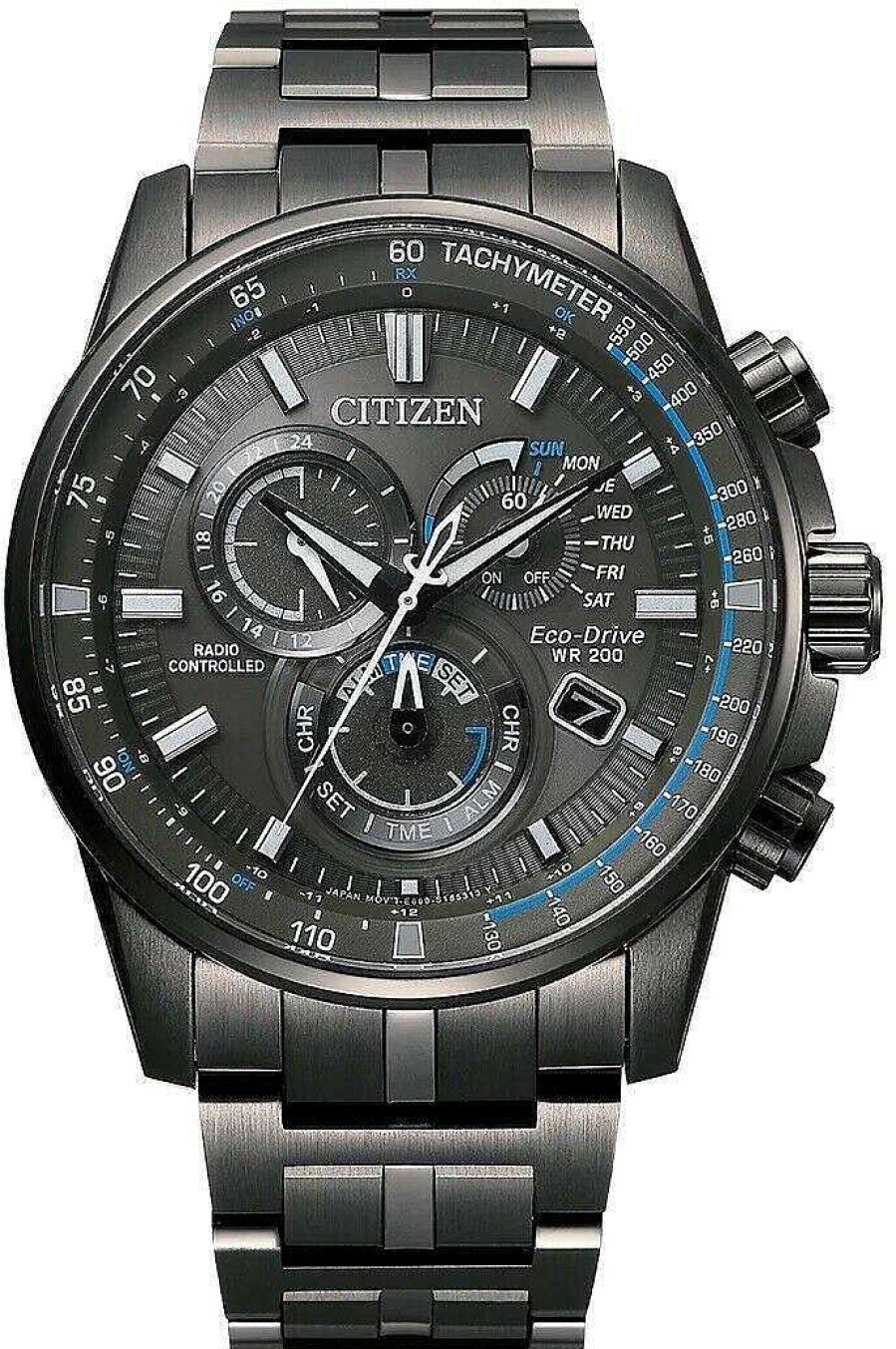 Uhren Citizen | Citizen Hau Eco Drive Radio Controlled Cb5887-55H Herrenchronograph