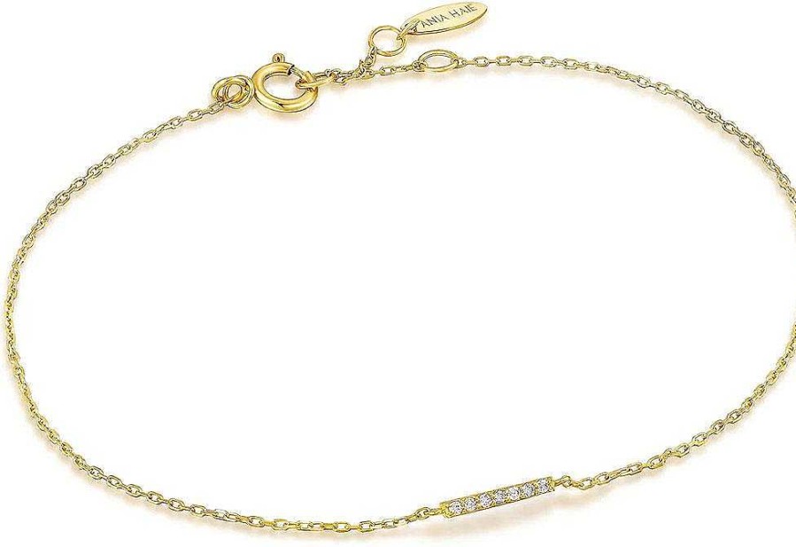 Schmuck Ania Haie 14KT Gold | Ania Haie 14Kt Gold Bau004-02Yg Damenarmband