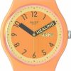 Uhren Swatch | Swatch Proudly Orange So29O700 Unisexuhr