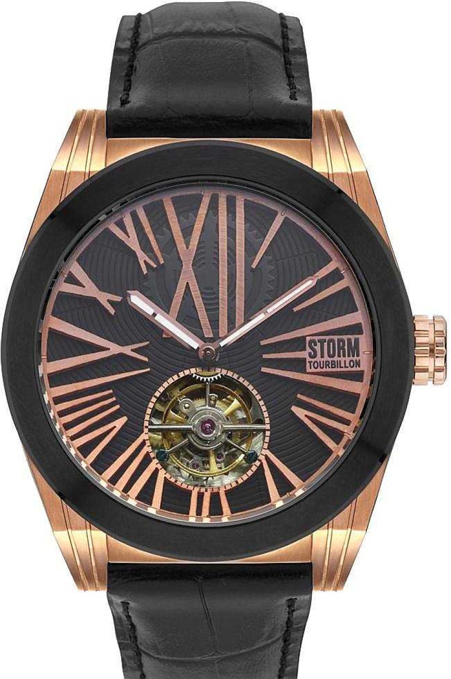 Uhren Storm London | Storm London Tourbo-X Rose Gold 47244/Rg Herren Automatikuhr