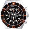 Uhren Chris Benz | Chris Benz Depthmeter Chronograph 300M Cb-C300-O-Mb Herrenchronograph Tiefenmesser