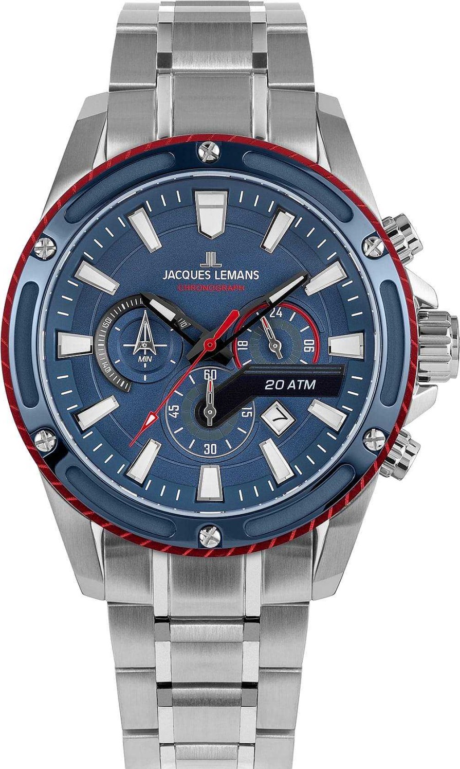 Uhren Jacques Lemans | Jacques Lemans Liverpool 1-2141F Herrenchronograph