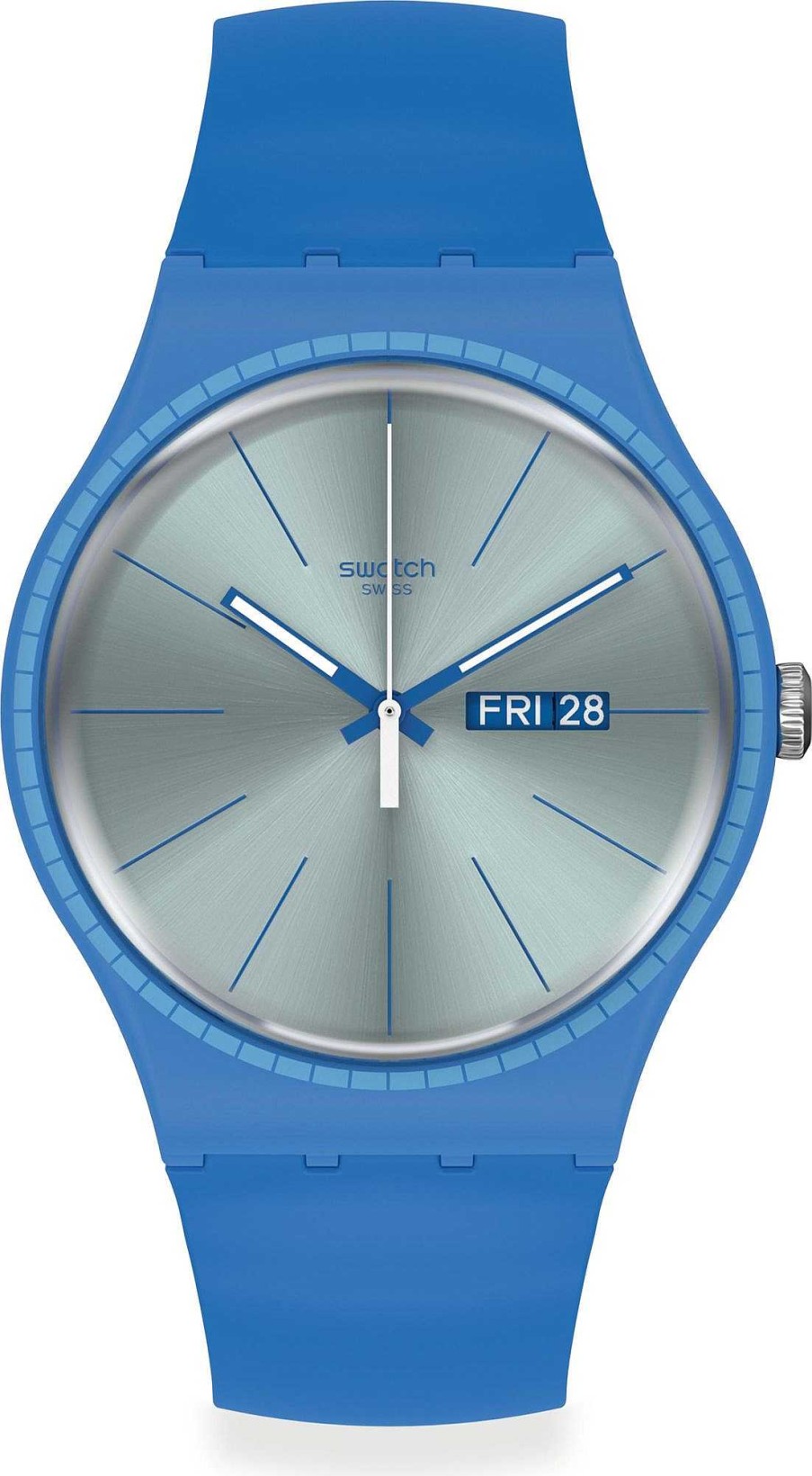 Uhren Swatch | Swatch Blue Rails Suon714 Unisexuhr