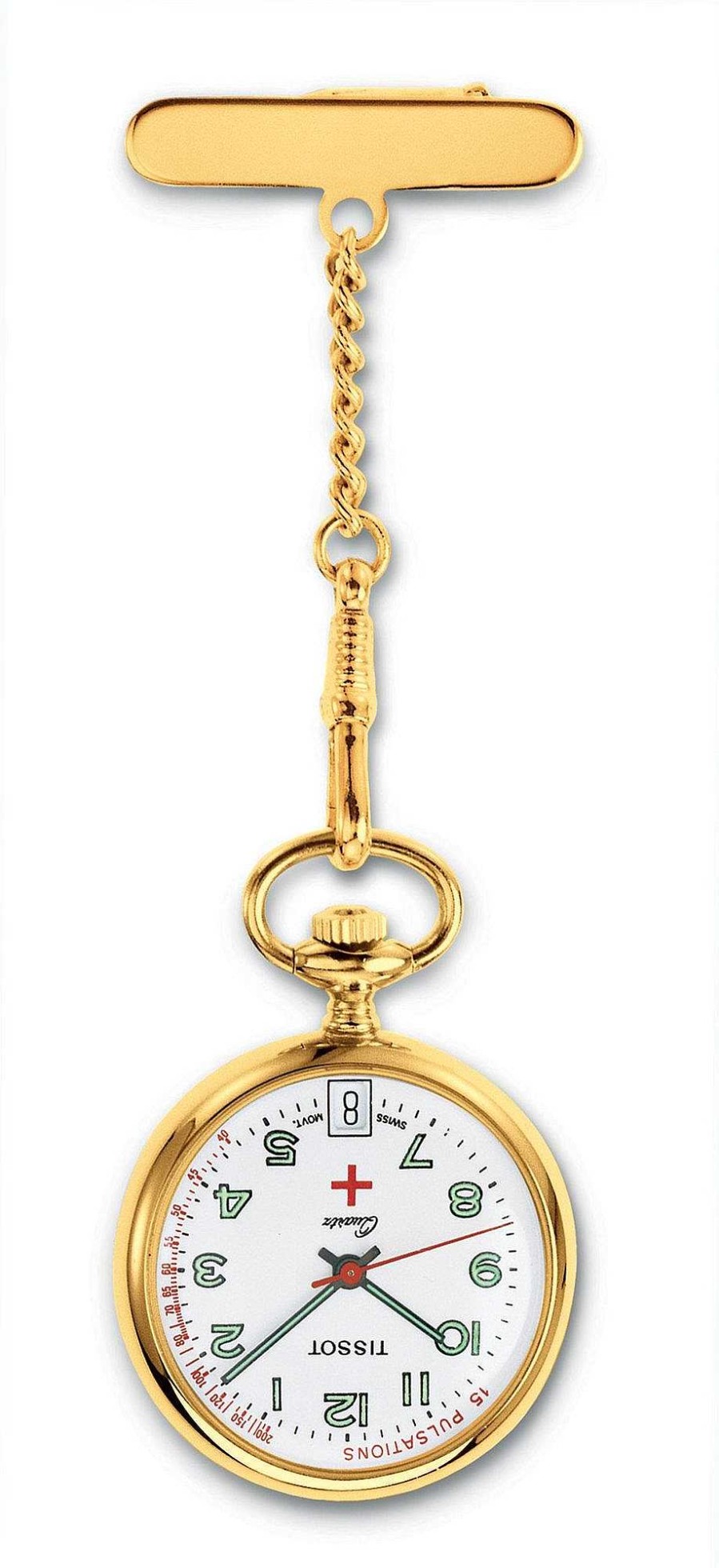 Uhren Tissot | Tissot Tissot Pendants T81.7.222.12 Taschenuhr Schwesternuhr Pulsskala