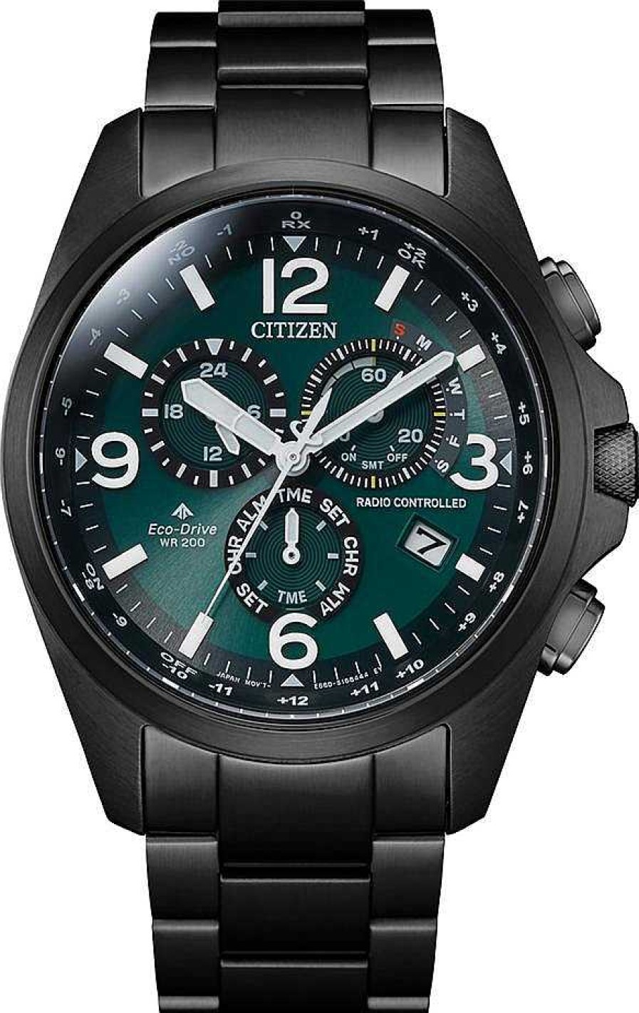 Uhren Citizen | Citizen Eco Drive Radio Controlled Citizen Cb5925-82X Herrenfunkuhr Solarbetrieb